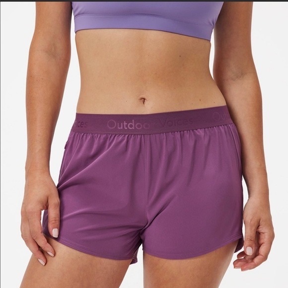 Outdoor Voices Shorts Outdoor Voices Relay Short 3 Plum Poshmark